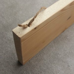 MemoryGift: Massief houten Tekst Bord: Gefeliciteerd jullie gaan verhuizen (Huis)