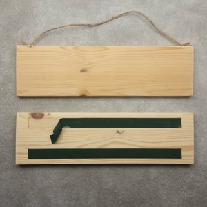 MemoryGift: Massief houten Tekst Bord: Fiets (Fiets)