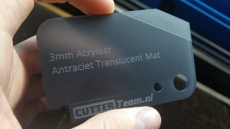 3mm Acrylaat Antraciet Translucent Mat